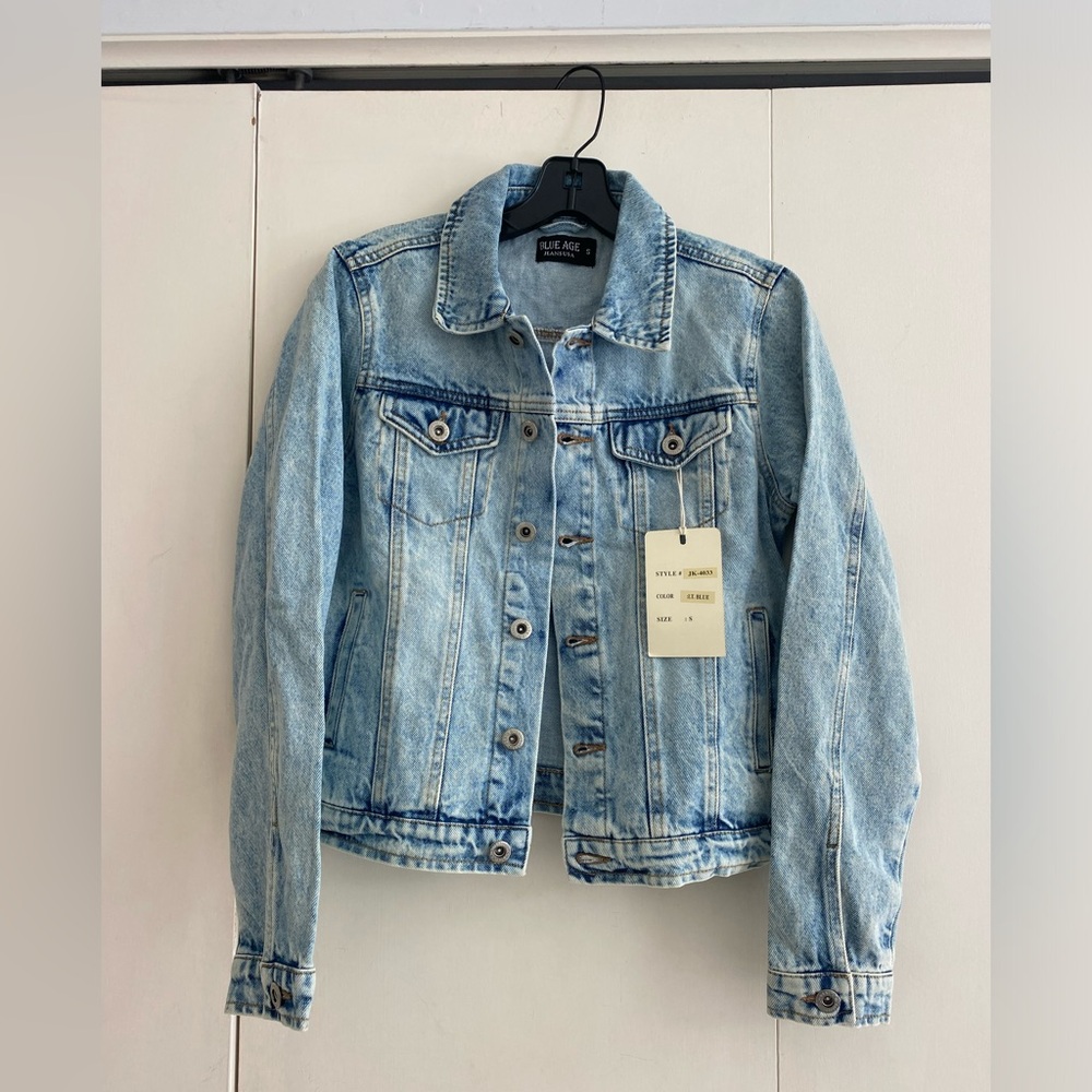 Brand new Blue Age Light Blue Denim Jacket, Small, NWT